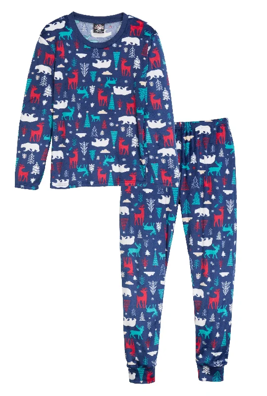 Womens Matching Printed Snug Fit Family Pajamas