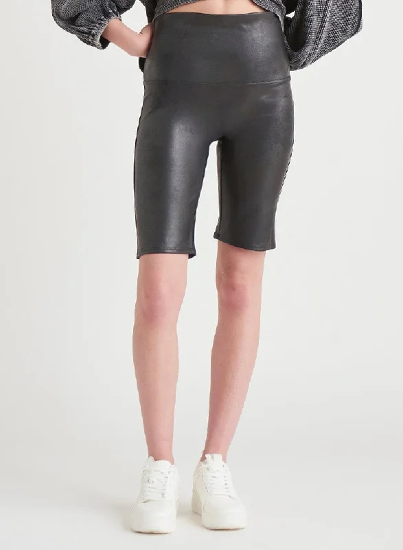 Dex Black Coated Biker Short - 1922510 D