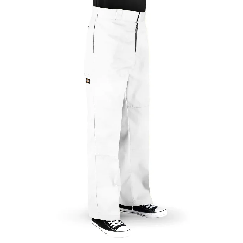 Dickies - 85-283 Loose Fit Double Knee Pants White