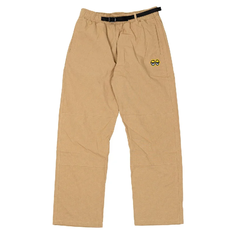 Krooked - Eyes Ripstop Double Knee Pant Khaki