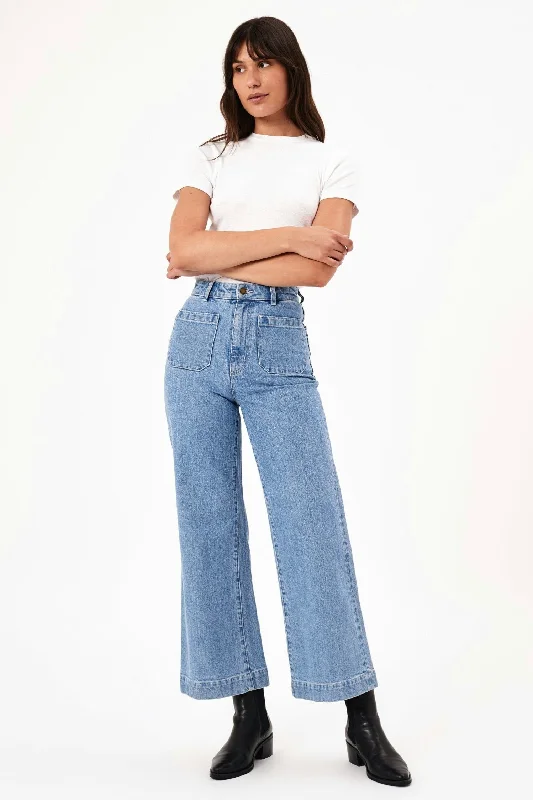 Sailor Lily Blue Long Denim Jean