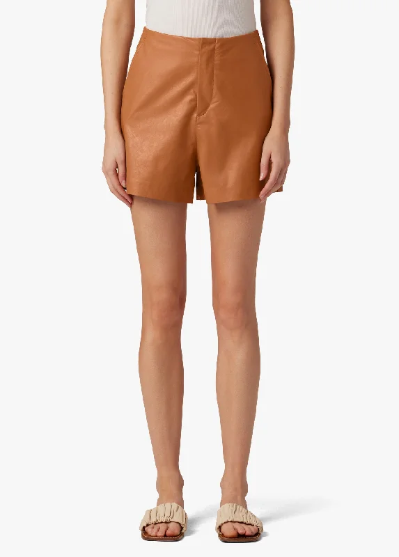 THE JOHNNIE VEGAN LEATHER SHORT