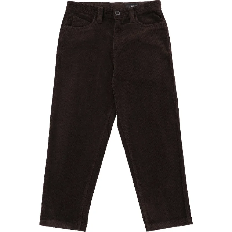 Volcom - Modown Relaxed Tapered Pants Dark Brown