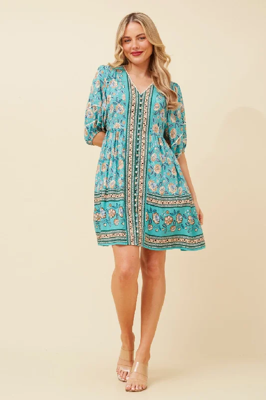 IRINA BOHO SHORT DRESS