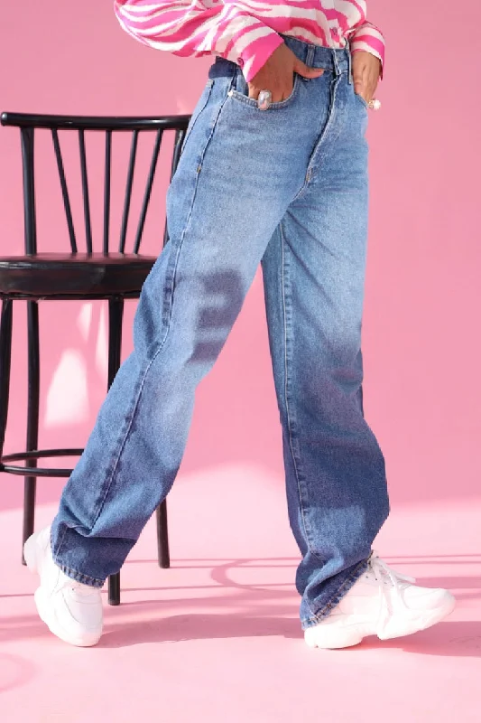 jaxson wide leg denim pants