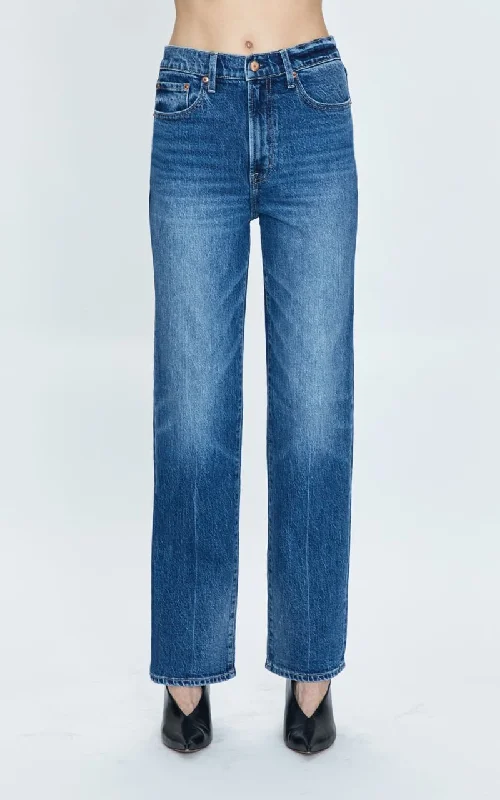 Pistola- Cassie Super High Rise Straight Jean