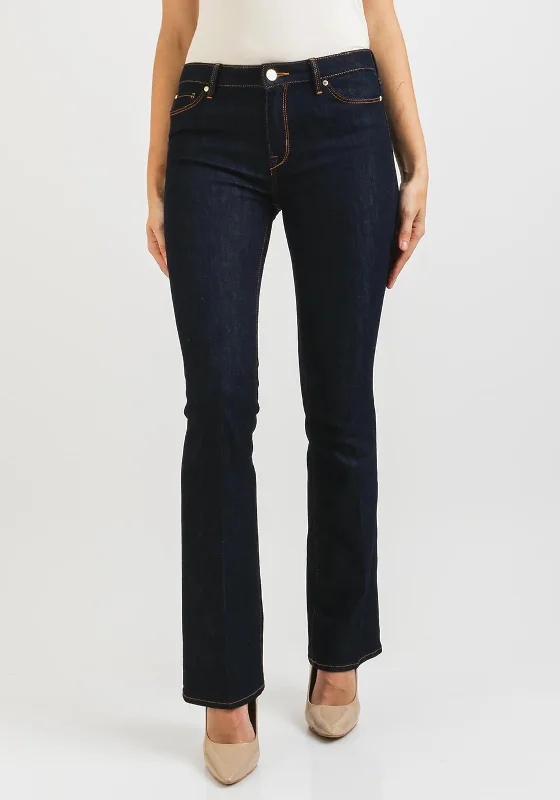 Tommy Hilfiger Womens Vegas Bootcut Jeans, Navy