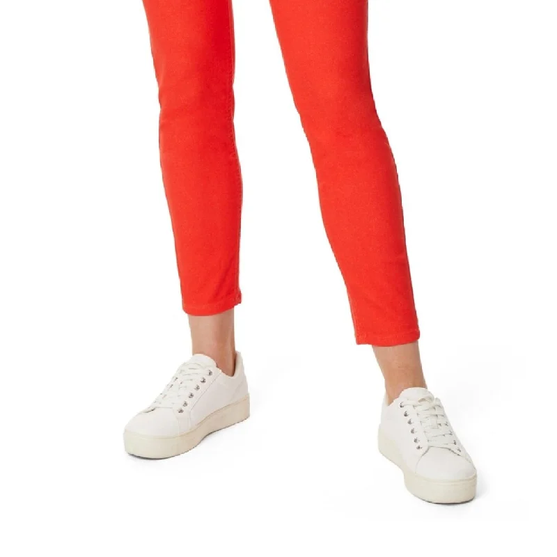 Jones New York Women's Lexington Skinny Pants Red Size 8