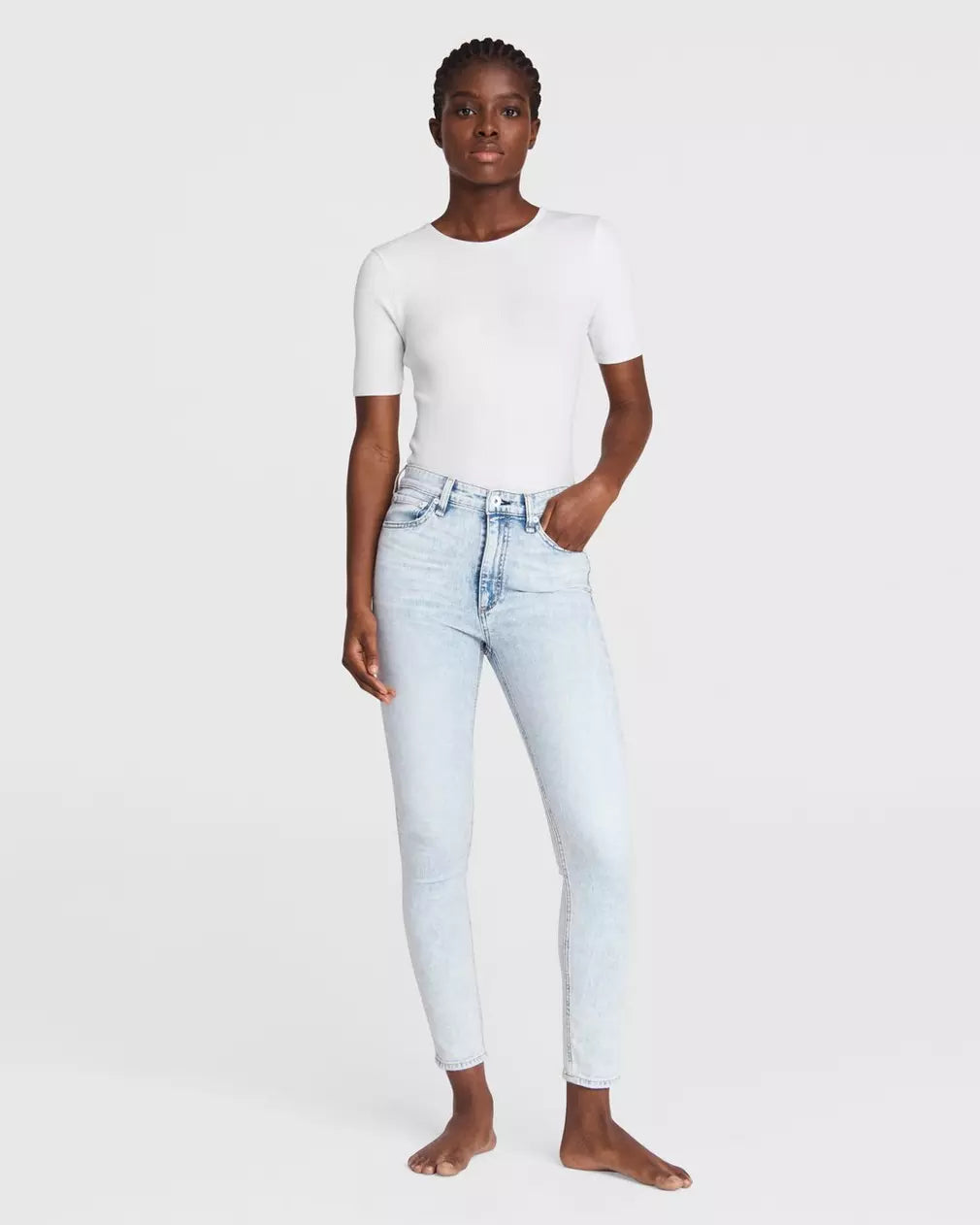 Nina High-Rise Skinny- Mica