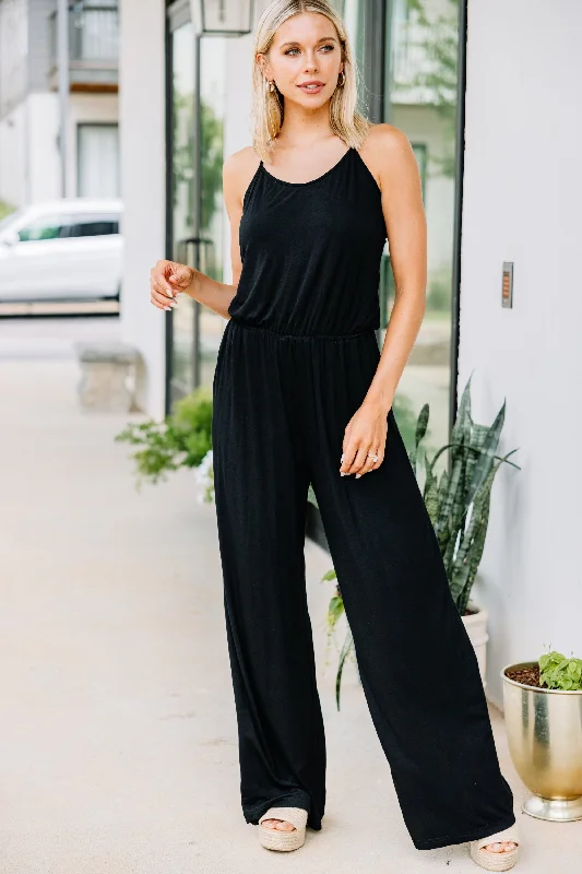 Remember Me Fondly Black Jumpsuit