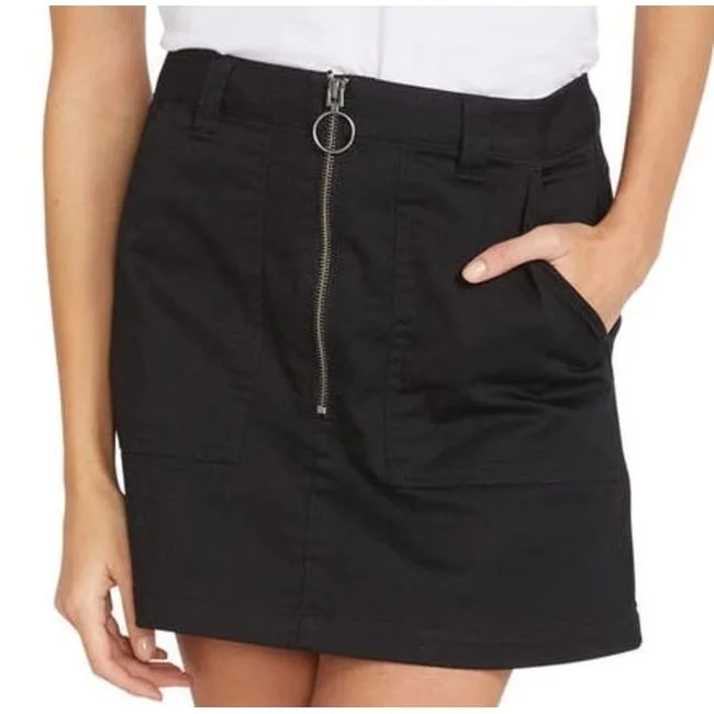 Volcom Women's Frochickie Skirt Black Size X-Small